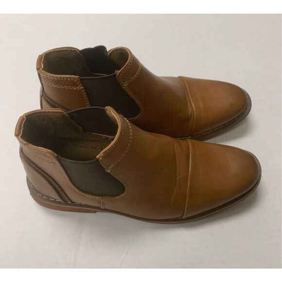 Girls Tan Cute Booties - Picture 4 of 9